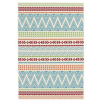 Sonoma Goods For Life® Indoor Outdoor Zig Zag Stripe Area Rug