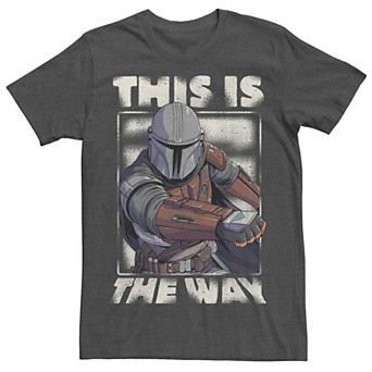 Men's Star Wars The Mandalorian This Is The Way Portrait Graphic Tee