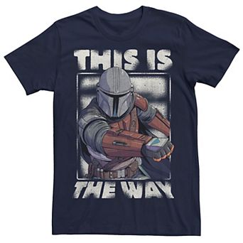 Men's Star Wars The Mandalorian This Is The Way Portrait Graphic Tee