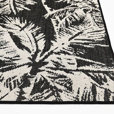 Sonoma Goods For Life Indoor Outdoor Palm Area Rug