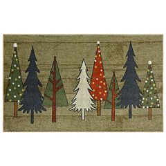 Snowman Mat Blue Rugs Merry Christmas Doormat Winter Door Mat Outdoor &  Indoor Rug for Christmas Decorations 30 X 17