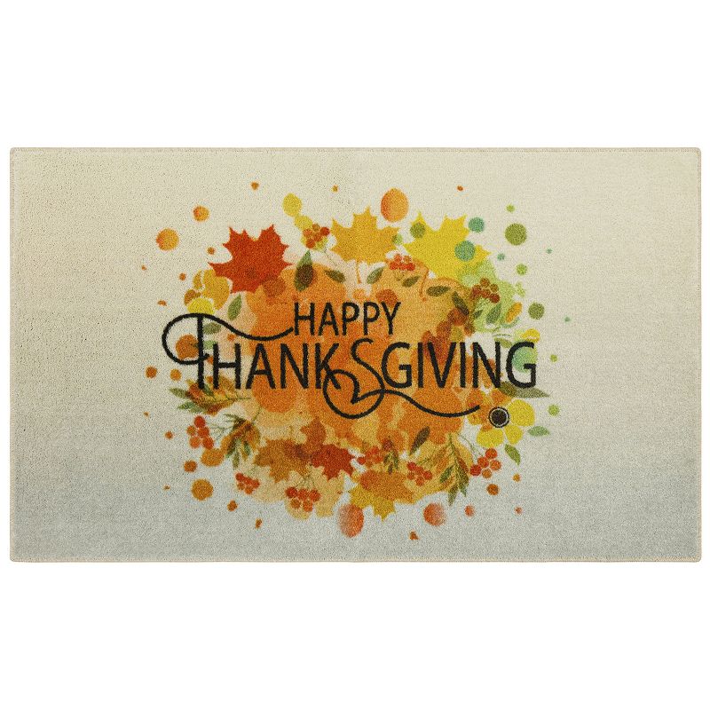 Mohawk Home Prismatic Thanksgiving Leaves Rug, Multicolor, 2X3 Ft