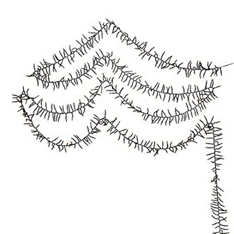 Kurt Adler 1000-Light Cluster Warm White LED Christmas Garland