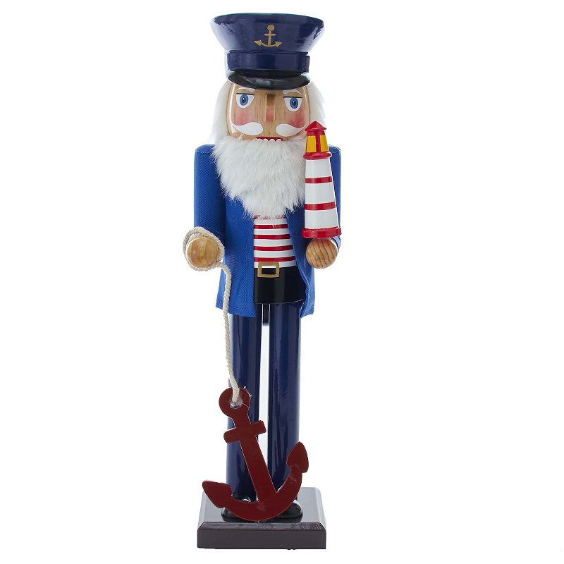 Kurt Adler Sailor Nutcracker Christmas Floor Decor, Multi