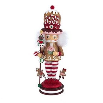 Kurt Adler Hollywood Gingerbread King Nutcracker Christmas Floor Decor