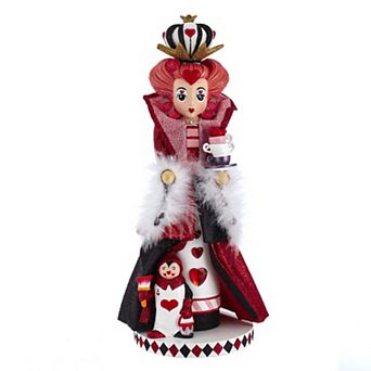 Kurt Adler Hollywood Queen of Hearts Nutcracker Christmas Floor Decor