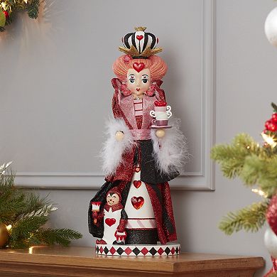 Kurt Adler Hollywood Queen of Hearts Nutcracker Christmas Floor Decor