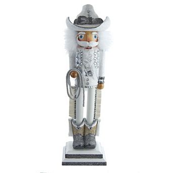 Kurt Adler Hollywood Jeweled Cowboy Nutcracker Christmas Floor Decor