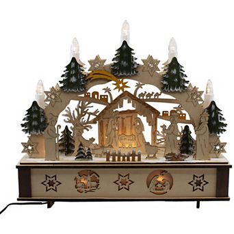 Kurt Adler LED Nativity Scene Table Decor