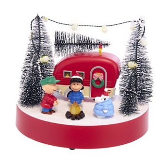 Kurt Adler Peanuts Musical Camper Scene Christmas Table Decor