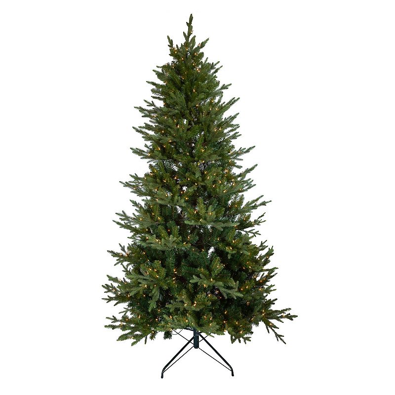 Kurt Adler 7.5-ft. LED 8-Function Frasier Fir Artificial Christmas Tree, Gr