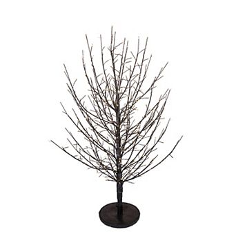 Kurt Adler Dark Brown 500-Light Artificial Twig Tree Floor Decor