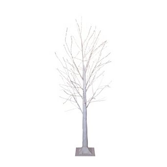 Kurt Adler Winter White 500-Light Artificial Twig Tree Floor Decor