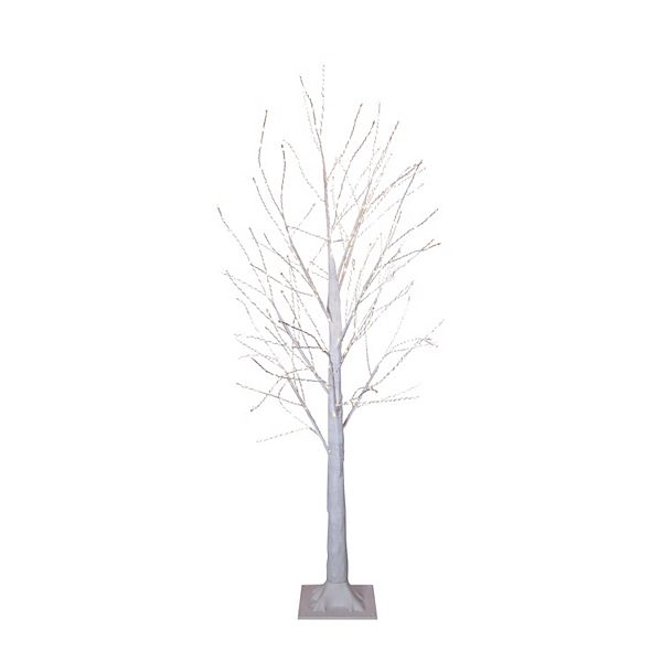 Kurt Adler Winter White 500-Light Artificial Twig Tree Floor Decor