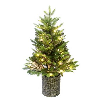 Kurt Adler Northern Lights Artificial Christmas Tree Floor Decor