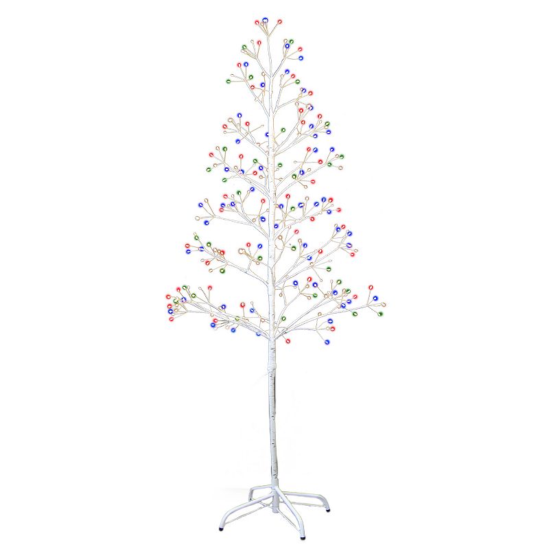 Kurt Adler 5-Foot Pre-Lit White Birch Twig Tree.