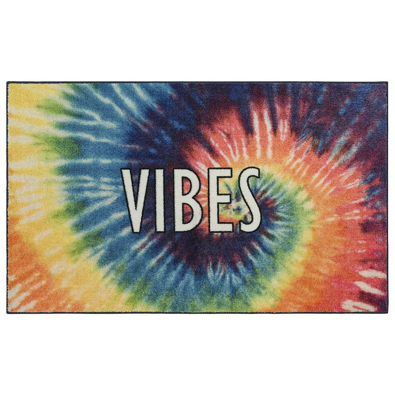 Mohawk Home Prismatic Tie Dye Vibes Accent Rug, Multicolor, 2.5X4 Ft