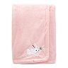 Baby Girl Carter's Bunny Fuzzy Plush Blanket