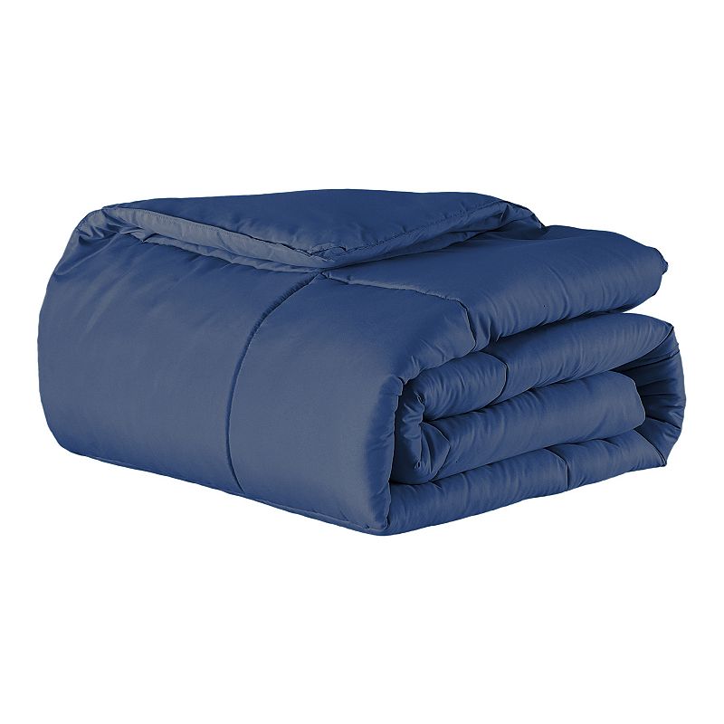 Down Home Neverdown Micro Soft Comforter, Blue, King
