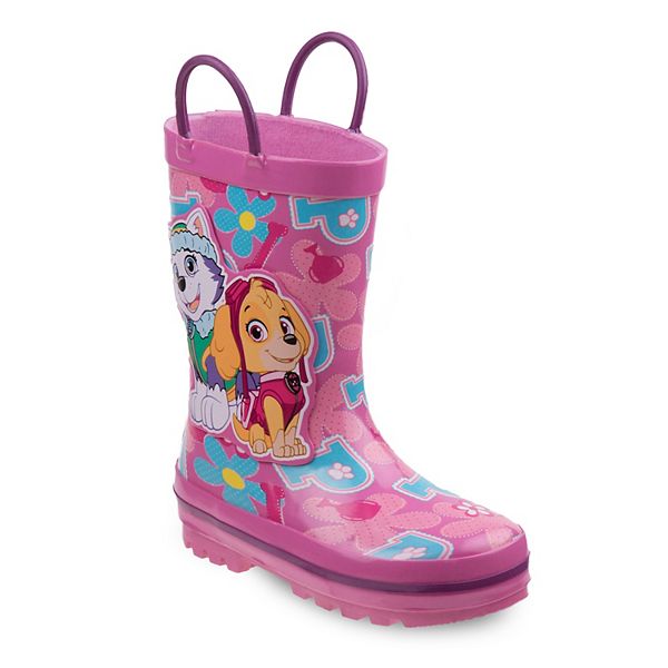 Nickelodeon Licensed Paw Patrol Childrens Kids Wellington Boots Rain Wellies Boys Girls Mid Calf Snow Boots 