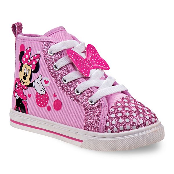 Disney's Minnie Mouse Toddler Girls' High Top Shoes