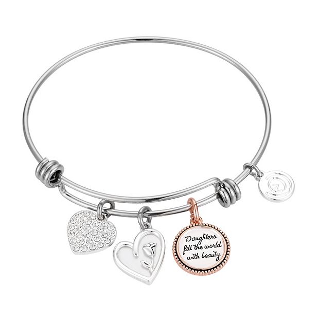 Daughter, 'Most Precious Gift' Charm Bangle Bracelet