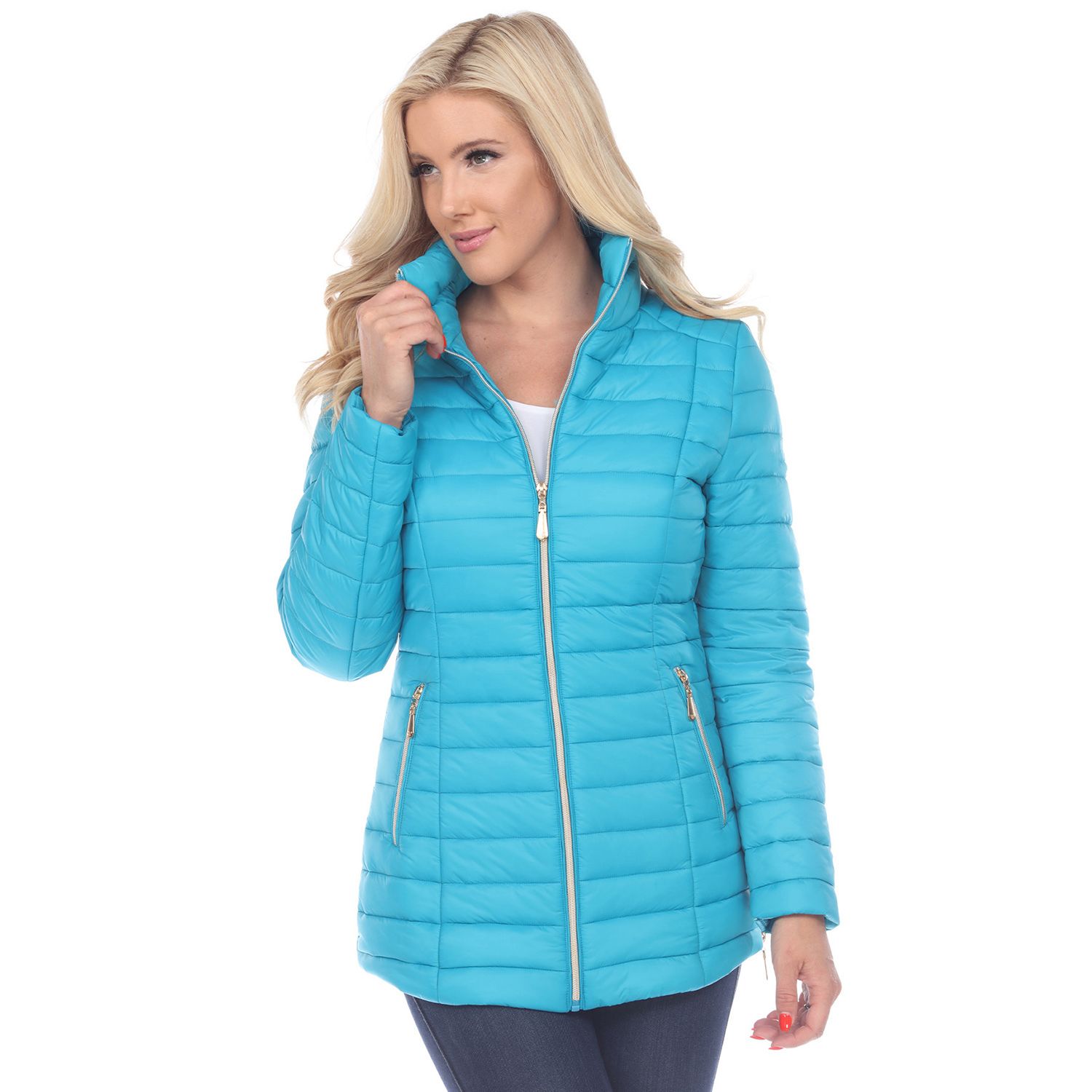 womens white puffer