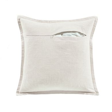 Lush Decor Let's Stay Home Script Throw Pillow Cover