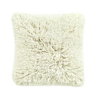 Lush Decor Shaggy Faux Fur Throw Pillow Cover