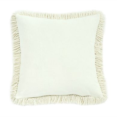 Lush Decor Shaggy Faux Fur Throw Pillow Cover