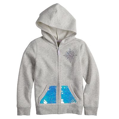 Disney s Frozen Girls 4 12 Zip Up Hoodie by Jumping Beans