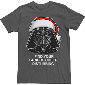 Men's Star Wars Lack Of Cheer Text Tee