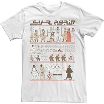 Men's Star Wars Starcophagus Hieroglyphics Tee