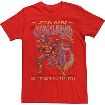 Men's Star Wars Mandalorian Comic Poster Tee