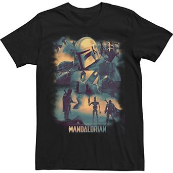 Men's Star Wars Mando Memory Collage Tee