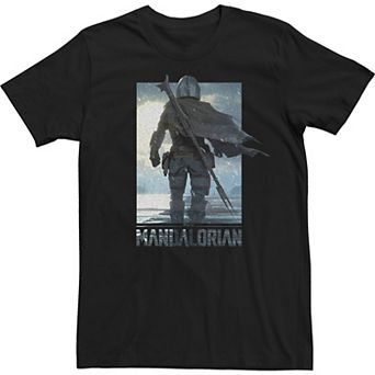 Men's Star Wars Mando Walking Poster Tee