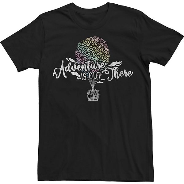 Men's Disney / Pixar Up Adventure Is Out There Outline Tee