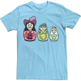 Disney's Peter Pan Men's Nesting Doll Tee