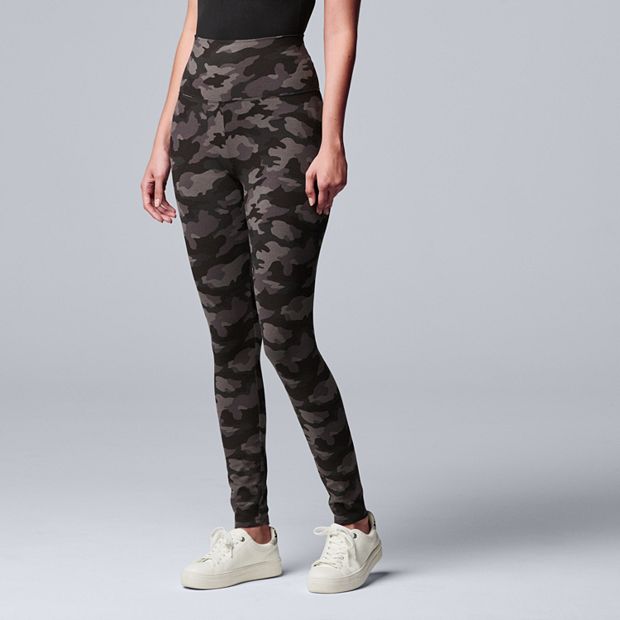 Women's Simply Vera Vera Wang High Rise Live-In Print Leggings