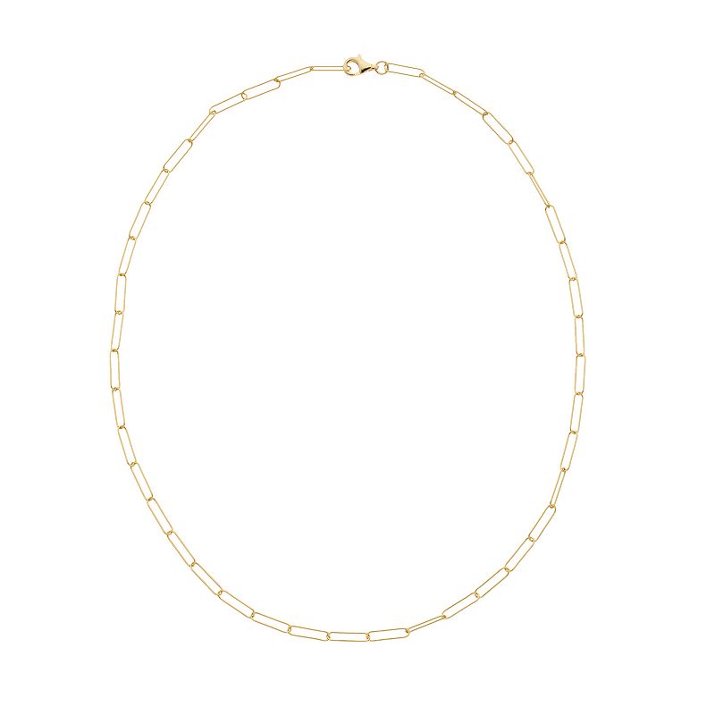 Adornia Link Chain Necklace, Womens, Yellow