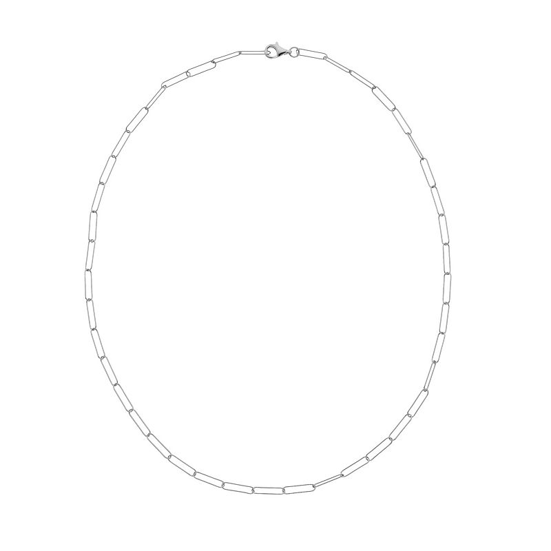 Adornia Link Chain Necklace, Women's, Silver Tone
