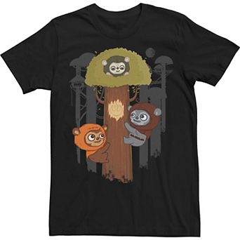 Men's Star Wars Rebel Ewoks Pop Tee