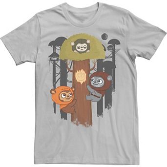 Men's Star Wars Rebel Ewoks Pop Tee