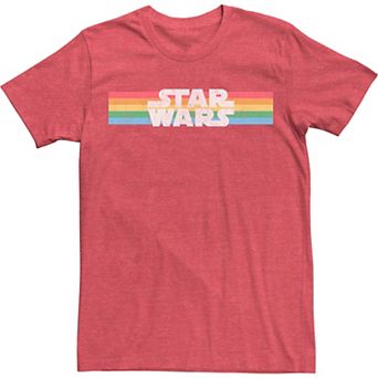 Men's Star Wars Rainbow Logo Tee