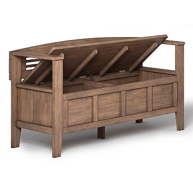 Simpli Home Adams Storage Bench