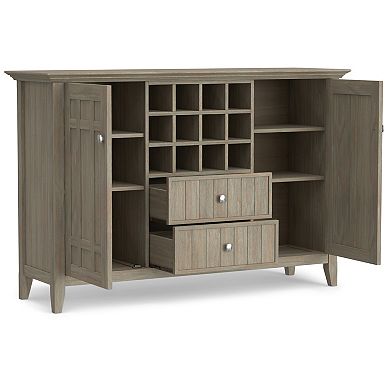 Simpli Home Bedford Wine Storage Cabinet