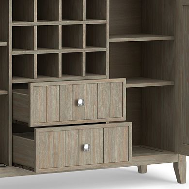 Simpli Home Bedford Wine Storage Cabinet