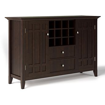 Simpli Home Bedford Wine Storage Cabinet