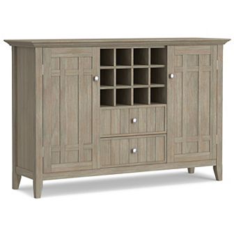 Simpli Home Bedford Wine Storage Cabinet