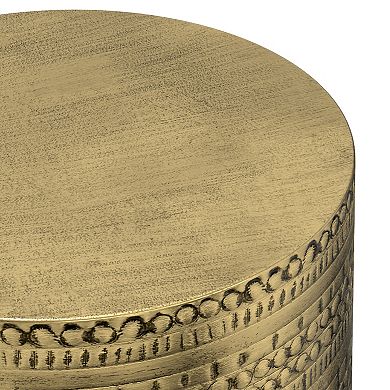 Simpli Home Johnsen Metal End Table